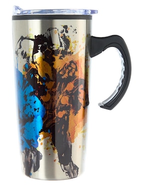 Termo Regalos Siglo XXI de acero inoxidable Avengers con tapa a presión 450 ml