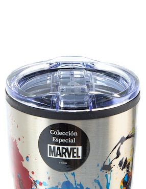 Termo Regalos Siglo XXI de acero inoxidable Avengers con tapa a presión 450 ml