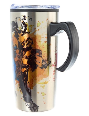Termo Regalos Siglo XXI de acero inoxidable Avengers con tapa a presión 450 ml