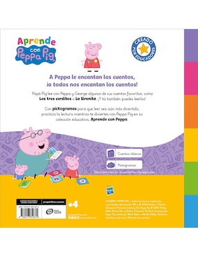 Libro Aprende Con Peppa Pig - Los Tres Cerditos Y La Sirenita de Eone Hasbro