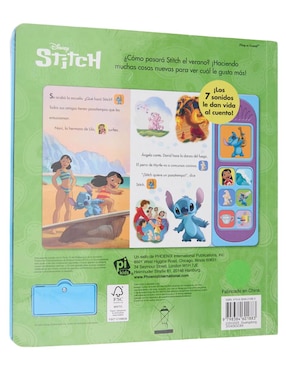 Libro sonoro ¡Se acabó la escuela Stitch! de Disney