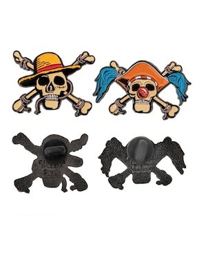 Set pin Paladone de acero Luffy & Buggy