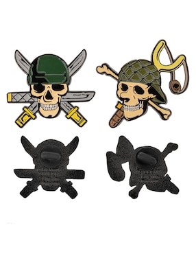 Set pin Paladone de acero Zoro & Usopp