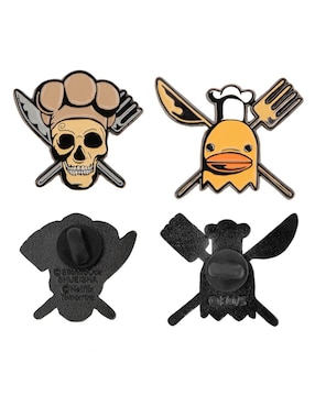 Set pin Paladone de acero Sanji y Zeff