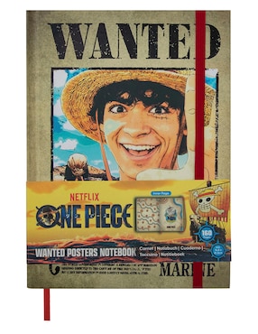 Libreta Paladone One Piece a rayas