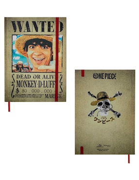 Libreta Paladone One Piece a rayas
