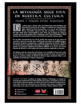 Libro Mitología En La Cultura Pop - La Mitología En Nuestra Cultura de Carlos Álvarez