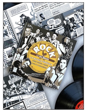 Libro Rock. La Novela Gráfica – La Era Dorada (1953 – 1962) de Carles Esquembre y Jordi Sierra I Fabra
