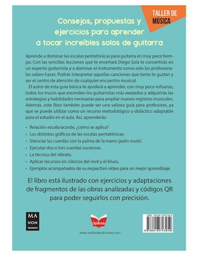 Libro Escalas Pentatónicas Para Guitarra de Diego Sola