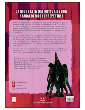 Libro Pearl Jam - Biografía Definitiva de Eduardo Izquierdo