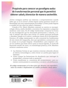 Libro El Código Mentecuerpo de Dr. Mario Martínez