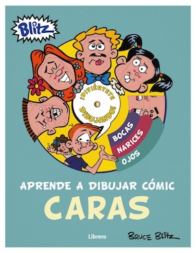 Libro Aprende A Dibujar Comic Caras de Bruce Blitz