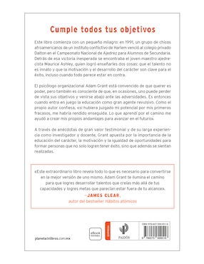 Libro Potencial Oculto de Adam Grant