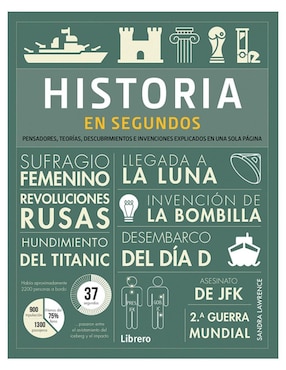 Libro Historia en segundos de Sandra Lawrence
