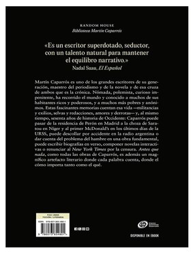 Libro Antes Que Nada de Martín Caparrós