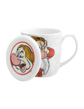 Taza con tapa Regalos Siglo XXI Blancanieves