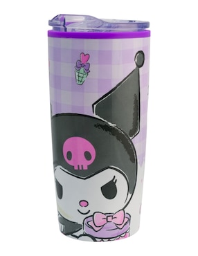 Termo Regalos Siglo XXI de acero inoxidable Kuromi con tapa a presión 500 ml