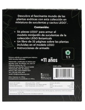 Libro Lego Botanicals Suculentas de Novelty Ediciones
