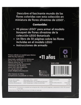 Libro Lego Botanicals Flores Silvestres de Novelty Ediciones