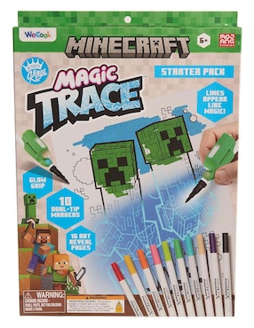 Libro colorear Magic Trace Minecraft