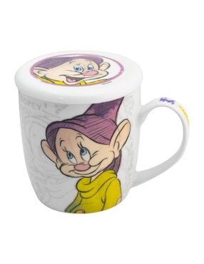 Taza con tapa Regalos Siglo XXI Blancanieves 2 piezas