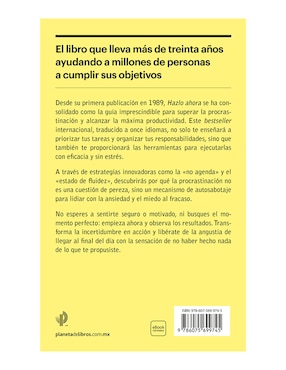 Libro Hazlo Ahora de Neil Fiore