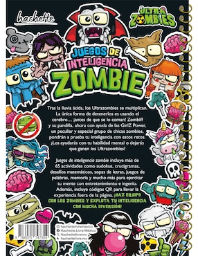 Libro Ultra Zombies Juegos De Inteligencia Zombie de Jimena Martínez Aldama