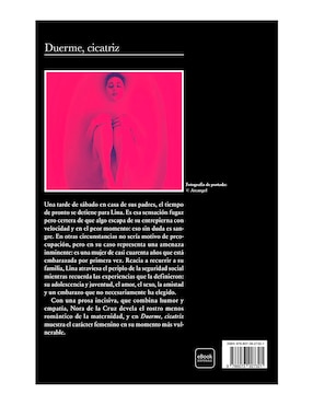 Libro Duerme, cicatriz de Nora de la Cruz