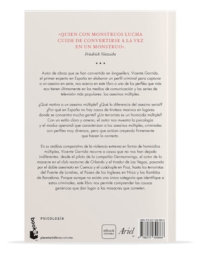 Libro Asesinos múltiples y otros depredadores sociales de Vicente Garrido