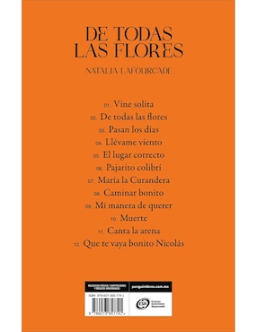 Libro De todas las flores de Natalia Lafourcade