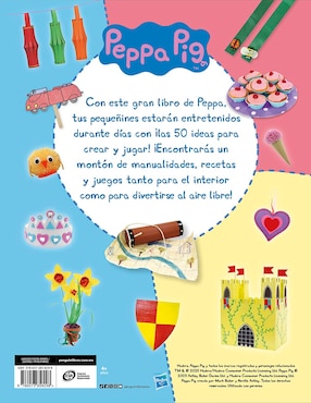 Libro 50 ideas para crear y jugar con Peppa de Eone/Hasbro