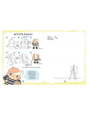 Libro Dibujar kawaii: Gente adorable paso a paso de Isobel Lundie
