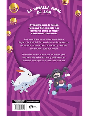 Libro La batalla final de Ash de The Pokémon Company