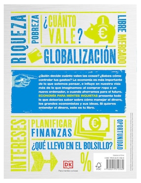 Libro Economía para mentes inquietas de DK