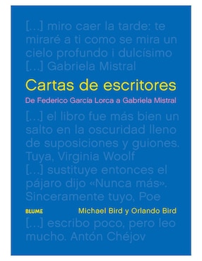 Libro Cartas de escritores de Michael Bird/Orlando Bird