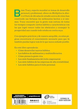 Libro Multiplica tu dinero de Brian Tracy