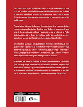 Libro El ministro del poder de Hernán Gómez Bruera