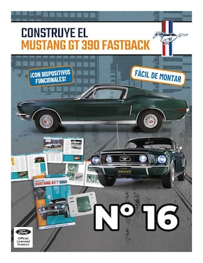 Coleccionable Ford Mustang Gt 1968 0016