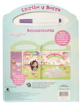 Libro Escribe Y Borra / Busca Y Encuentra. La Casa De Muñecas De Gaby de Dreamworks