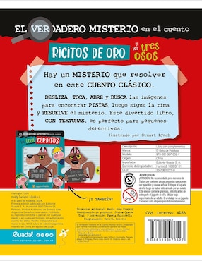 Libro El verdadero misterio en el cuento Ricitos de oro y los tres Osos de Editorial Guadal