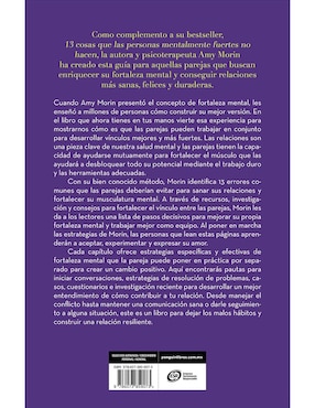 Libro 13 cosas que las parejas mentalmente fuertes no hacen de Amy Morin
