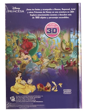 Libro Busca y Encuentra 3D disney de Disney Princesas