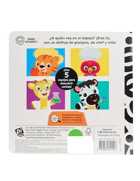 Libro con Espejo ¡Cucú! ¿Quién eres tú? Baby Einstein
