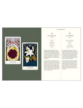 Libro Tarot Floral. manual y baraja de 78 cartas de Diana Mcmahon Collis