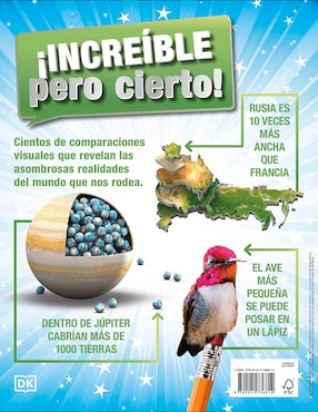 Libro ¡Increible Pero Cierto! Nueva Edicion de Dk