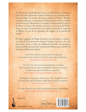 Libro La conquista de México de Hugh Thomas