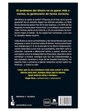 Libro Hazlo bien con tu dinero de Celia Rubio