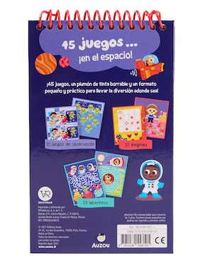 Libro 45 Juegos en el espacio de Auzou