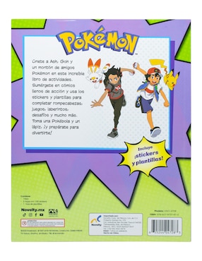 Libro de actividades Pokémon de Novelty Pop