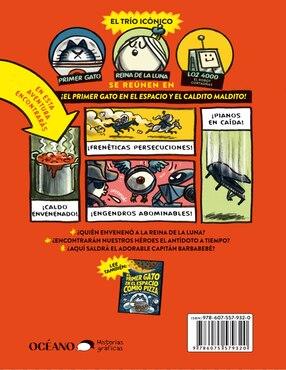 Libro Primer gato en el espacio y el caldito maldito de Mac Barnett y Shawn Harris